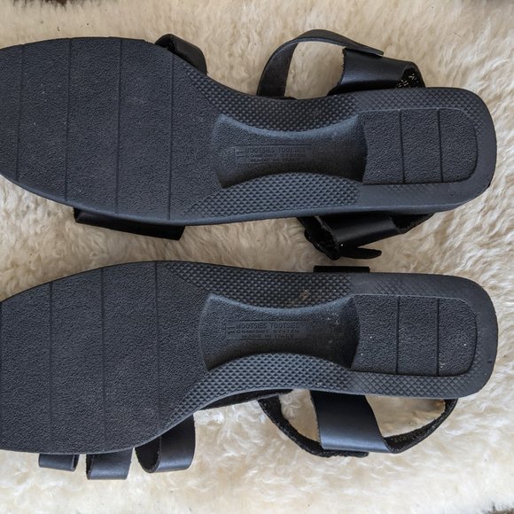 Italian Leather Sandals, black - Picture 4 of 4